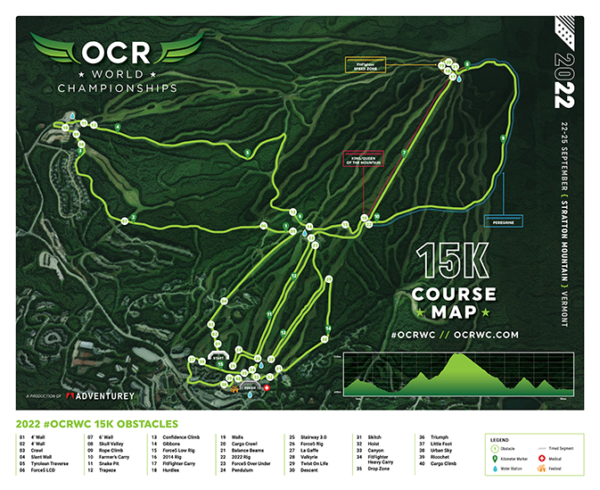 OCRWC 2022 - 15km Course Map