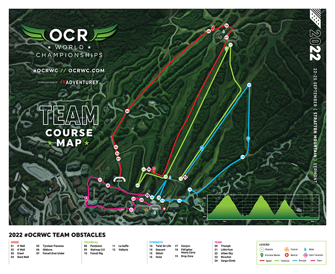 OCRWC 2022 - Team Course Map