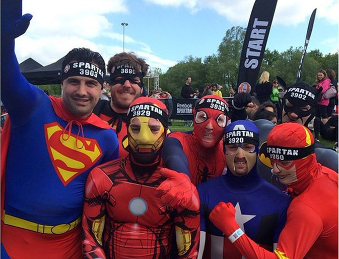 Spartan Race Superheroes